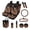 Black and Multi - Skeleton Rose, variant on Sea Turtle Print Car Accessories Seat Covers Full Set Plumeria Print Car Front Rear Seat Covers with Steering Wheel Cover Safety Belt Pads Inside Rearview Mirror Cover Key Chain