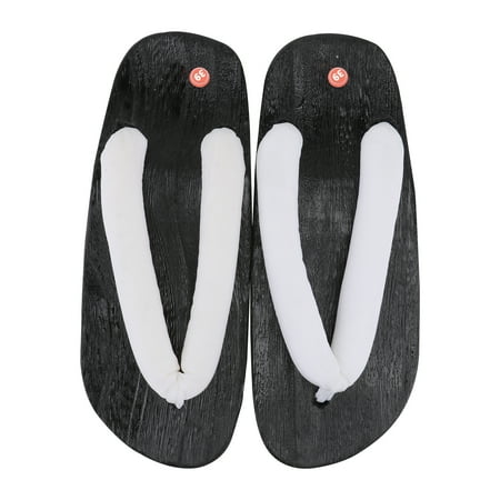 

Guangmc Japanese Wooden Clogs Sandals Creative Clog Slippers