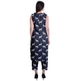 thumbnail image 4 of Moomaya Ensemble Kurta Sans Manches à Col Claudine Imprimé pour Femmes, Ensemble Ethnique 2 Pcs, 4 of 6