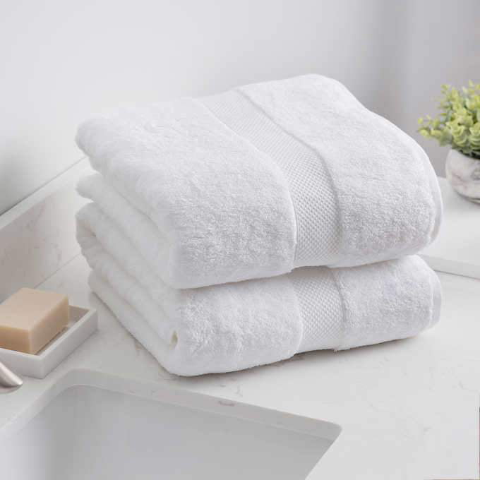 Charisma Soft 100% Hygro Cotton 2-piece Bath Sheet Set spa Machine wash new 