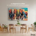 thumbnail image 2 of Cuadro Decorativo Canvas Revolution Elefantes Corriendo 90x60, 2 of 4