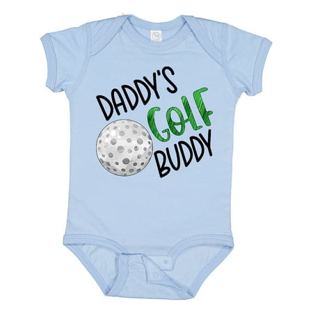 

Inktastic Daddy s Golf Buddy with Golf Ball Gift Baby Boy or Baby Girl Bodysuit