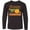 AB-Black, variant on Inktastic Thanksgiving Sassy Lil Pumpkin with Fall Leaves Long Sleeve Youth T-Shirt