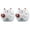Cat, variant on 2 Packs Cat Toilet Bolt Covers Decorative Ceramic Toilet Bolt Caps Cute Toilets Screw Cover Caps for Bottom of Toilets Easy Installation Bathroom Replacement Parts for Bathroom Decor(White)