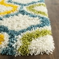 thumbnail image 4 of SAFAVIEH Eirann Geometric Quatrefoil Kids Shag Runner Rug, Ivory/Multi, 2'3" x 9', 4 of 6
