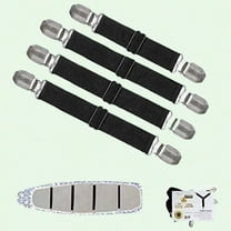 Adjustable Ironing Board Cover Clips, Mini Suspenders for Flat and Secure Tension