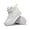 White, variant on Children’s Winter Boots with Wide Toe Box Waterproof Zero Drop Sole Minimalist Barefoot Hiking Snow Boots for Girls and Boys Non-Slip Plush Lining Ankle Snow Boots for Toddler/Little Kids/Big Kids
