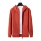 thumbnail image 5 of MHFRRA Chaqueta con Capucha de Peso Pesado, Cremallera Completa, Sudadera de Invierno Cálida para Exteriores, Ropa Informal, Suéter Suave y Cómodo Naranja, 5 of 5