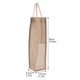thumbnail image 2 of NUOLUX 2Ud Bolsa De Vino Reutilizable Con Asas Y Ventana Transparente Color Beige Para Regalos Y Uso Diario, 2 of 8