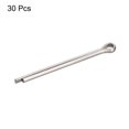 thumbnail image 3 of Unique Bargains Split Cotter Pin, Fixation à Clip en Acier Inoxydable 3x50mm Raccord Argent 30Pack, 3 of 5
