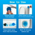 thumbnail image 5 of Extraklean Automatic Toilet Bowl Cleaner Tablets, Blue Toilet Tank Cleaner & Long-Lasting Bathroom Freshener (14 Pack), 5 of 6
