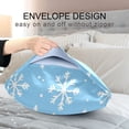 thumbnail image 4 of Yayeee Pillowcase Queen Size Set of 2 Satin Wrinkle Resistant Pillow Case, Snowflake Pattern, 4 of 8
