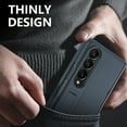 thumbnail image 7 of Allytech Slim Case for Samsung Galaxy Z Fold4, with HD Screen Protector & Adjustable Kickstand, [Hinge Protection] Anti-Fingerprint Shockproof Rugged Case for Samsung Galaxy Z Fold4 - Darkgray, 7 of 7