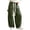Army Green #24, variant on WULMLEO Women's Baggy Boho Harem Pants Drawstring Waist Wide Leg Sweatpants Casual Trousers Joggers with Pockets Navy XL