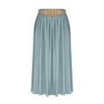 thumbnail image 1 of Jupes à Taille Élastique pour Femmes Jupe Décontractée Évasée Longueur Cheville en Polyester Longueur Régulière 1 Pce, 1 of 7