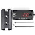 thumbnail image 3 of Graflsoa Dual-Purpose LED Voltmeter & Clock with Real-Time Display for Motorcycles, Cars, and Boats (6-30V) - Waterproof, Compact, and Easy to Install, 3 of 6
