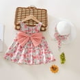 thumbnail image 2 of Robe Sans Manches pour Bébé Fille, Robes Tutu, Robe d'Été pour Filles avec Chapeaux, 2 Pcs, Robe de Fête pour Bébé, 18-24 Mois, 2 of 8