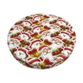 thumbnail image 2 of Round Bar Stool Seat Covers, Santa Claus bells Snowman Elastic Round Chair Cover Stool Seat Slipcover Bar Stool Cushions Round Pad for 12-14 inch, 2 of 7