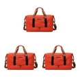 thumbnail image 3 of Youkk Sac de Voyage en Tissu Grande Capacité pour Femmes - et Sacs de Voyage Élégants, Résistants aux Rayures, Rouge, 3 Pcs, 3 of 6