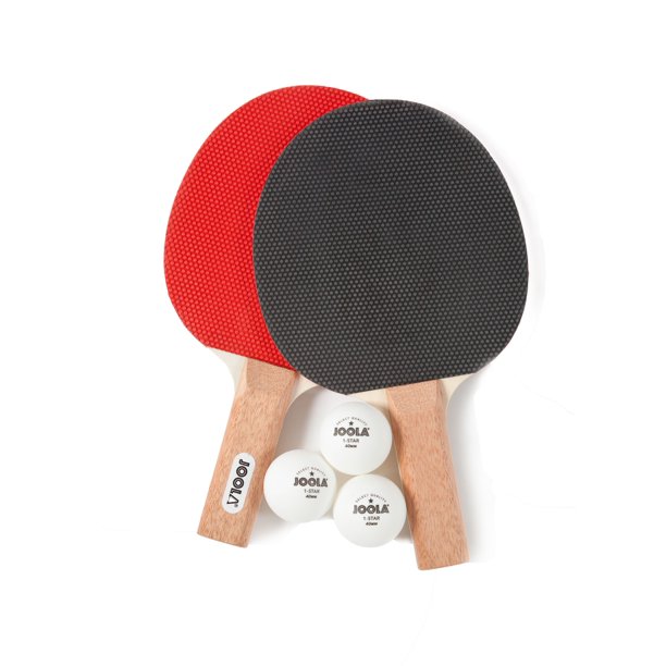 JOOLA Essentials Series Duel 2Player Table Tennis Racket Set with