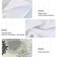 thumbnail image 5 of GZHJMY 2 Pcs Kitchen Hand Towel Mum Flower Hanging Tie Towels Absorbent Towel Soft Coral Velvet Hanging Towel for Kitchen Bathroom, 5 of 7