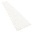 thumbnail image 2 of Unique Loom Solo Collection Solid Plush Kids Runner Rug, 2' 2" x 13', Snow White, 2 of 2