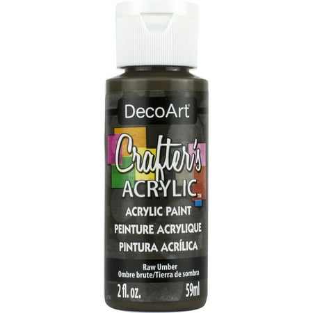 UPC: 0766218065025 | DecoArt Crafter s Acrylic Paint 2 oz. Raw Umber