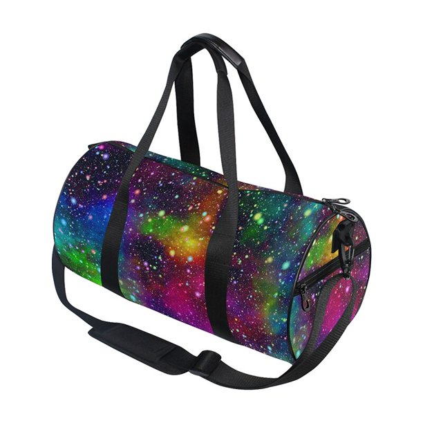 LADE-bolso deportivo para gimnasio, bolsa De zapatos De entrenamiento De leopardo arcoíris, esterilla De Yoga húmeda y seca, Mochila deportiva Fivean unisex
