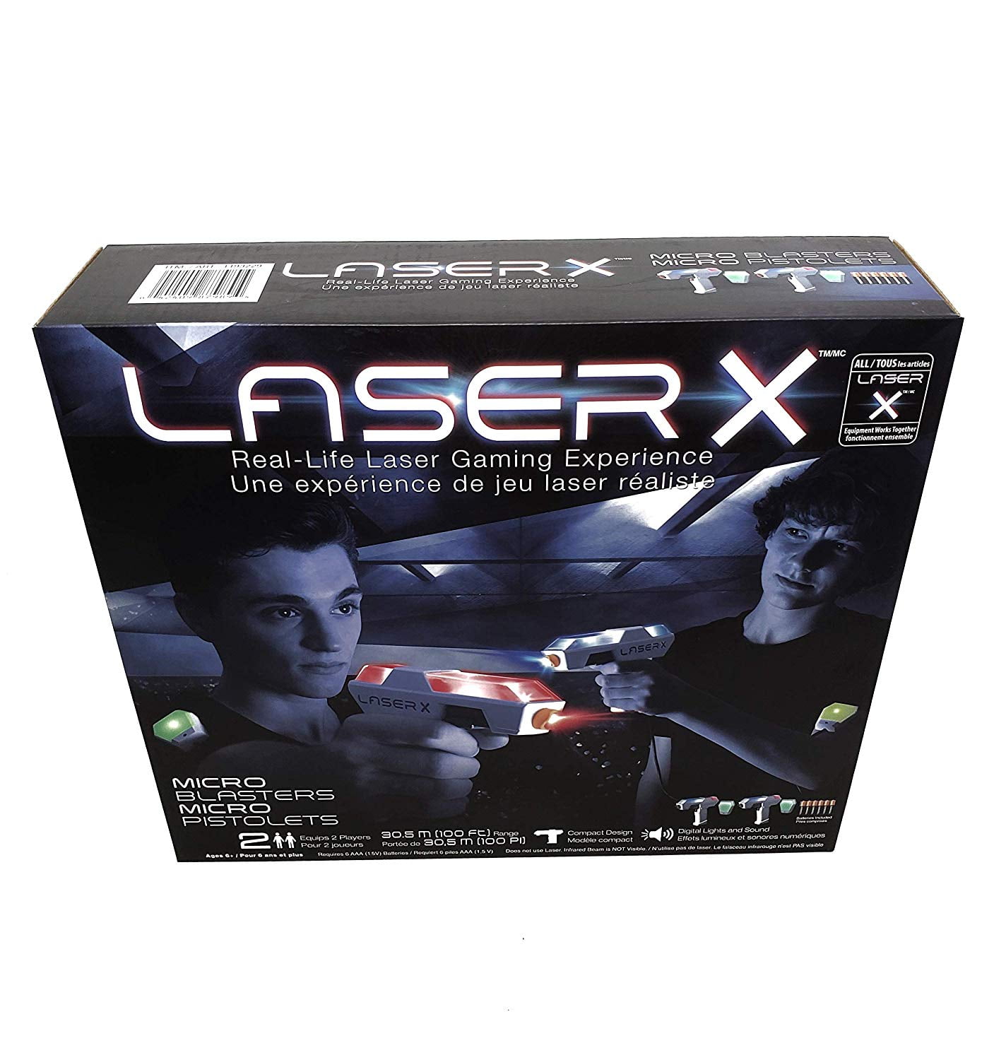 NEW Laser X Micro Blasters Real-Life Laser Gaming Experience Equips 4 Players