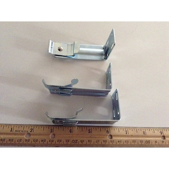 QTY 2 Vertical Blind 4 inch Extension Bracket With Clip