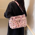 thumbnail image 4 of Halloween Women Strawberry Shoulder Bag Stylish Crossbody Bag Chic Hobo Bag Daily Casual Portable Bag (Pink), 4 of 10