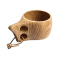 thumbnail image 2 of Taza Kuksa hecha a , taza de ligera y para acampar libre, taza para beber, taza para campamento 15x6.5x9cm DYNWAVEMX Tazas de café de madera, 2 of 8