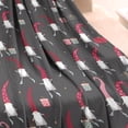 thumbnail image 3 of Dark Gray Christmas Gnome Pattern Blanket,Comfortable Soft Flannel Throw Blanket,All Season,Warm Lightweight Blankets for Sofa Bed Couch Living Room Chair,30"x40", 3 of 4