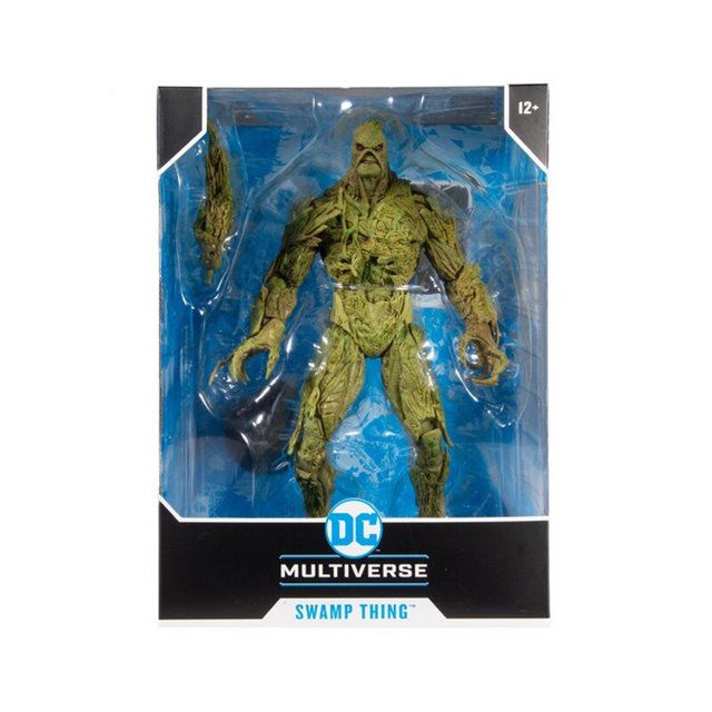 Genuino McFarlane Toys DC Multiverse 7quot; Swamp Thing figura de acción modelo decoración colección juguete regalo de cumpleaños Gao Jinjia LED