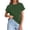 14# Dark Green, variant on T Shirts Womens Crew Neck Rolled Short Sleeve Basic Summer Tops 2026 Casual Tees Dark Green XL