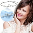 thumbnail image 2 of Xihbxyly Pulsera de Doble Corazón, Joyería de Conexión Sincera, Diseño Duradero de Acero Inoxidable, Talla Ajustable, Regalo Significativo para Hermanas, Ocasiones Especiales y Uso Diario, Fácil de L, 2 of 7