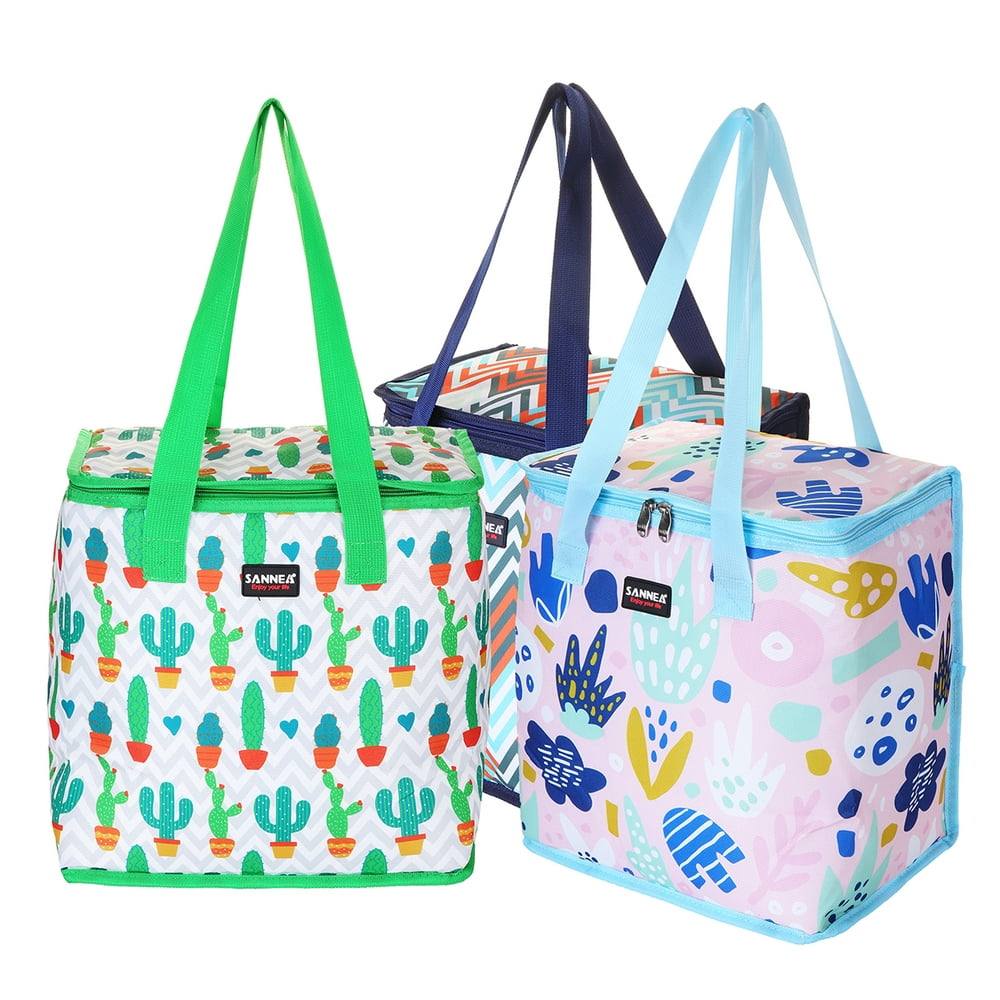 Insulated Reusable Grocery Bags Heavy Duty Shopping Bag Tote Cooler