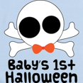 thumbnail image 2 of CafePress - Baby's 1St Halloween Skull Infant Bodysuit - Baby Light Bodysuit, Size Newborn - 24 Months, 2 of 4