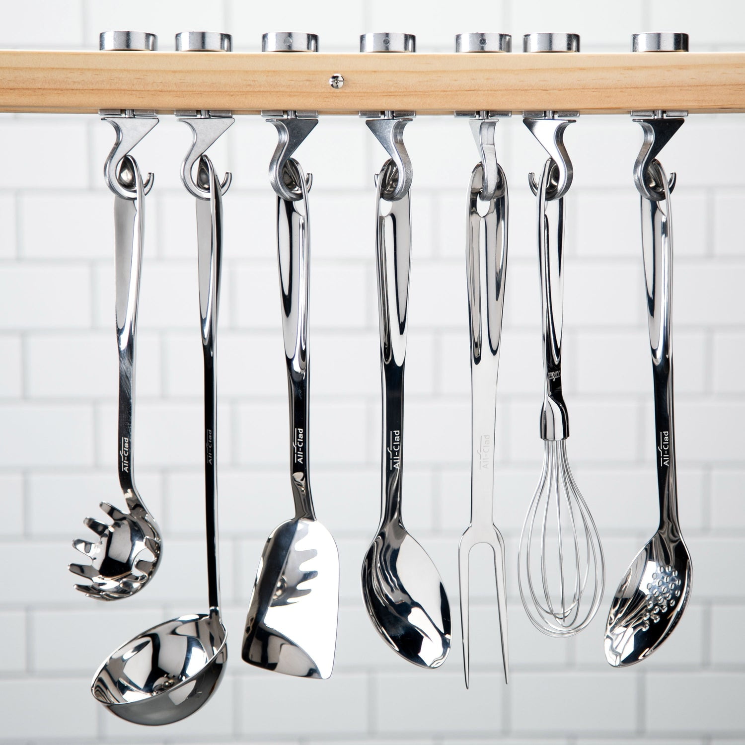 All-Clad Stainless Steel Kitchen Utensil Set, 8 pcs