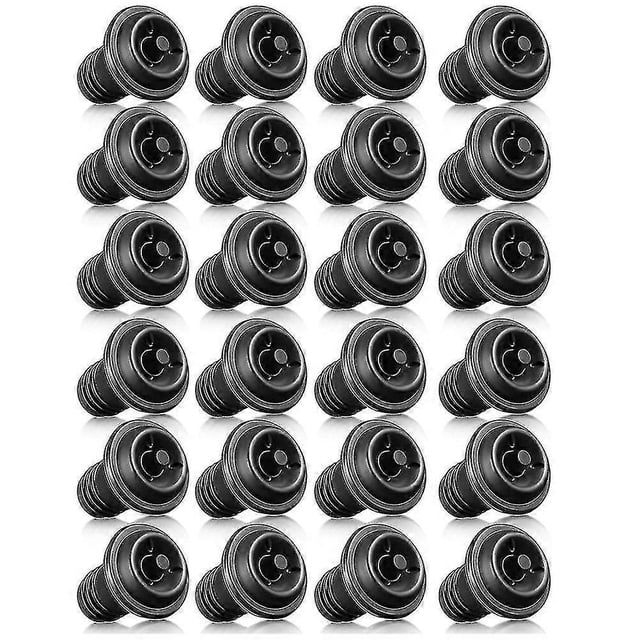 24 Pieces Wine Stopper Resealable Wine Pump Vacuum Stoppers Vacuum Wine Stopper Reusable Wine Saver Banmo