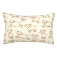 thumbnail image 1 of Fotbe Funny Pigs Funda de Almohada Decorativa Estilo Occidental, Lujo en Algodón, Fundas para Almohadas King, Cojín Estampado para Decoración del Hogar-20"x30", 1 of 6