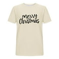 thumbnail image 4 of LpwkSSA Men Casual Round Neck Printing Pullover Fitness Sports Shorts Sleeves T Shirt Blouse Beige XXL, 4 of 5