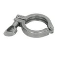 thumbnail image 1 of 304 Stainless Steel Triple Clamp with Wing Nut, Secure Connection for Hose Pipe, 1 of 7