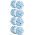 thumbnail image 1 of Hilo de chenilla grueso Zallac de 8 oz y 27 yardas para crochet, hilo grueso y esponjoso para tejer, hilo grueso y supervoluminoso para tejer mantas a mano, hilo de felpa suave., 1 of 8