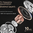 thumbnail image 3 of K1 Wired Sports Headphones In-Ear Subwoofer Music Cell Phone HiFi Monitor Over-Ear Computer Universal Earbuds, 3 of 6