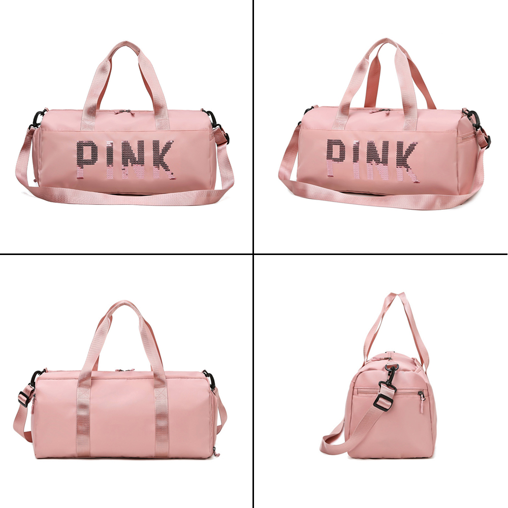 Gym Bag Travel Sports Duffel Bag for Men and Women Weekender Bag Workout Tote Bag with Dry Wet Pocket & Shoes Compartment