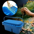 thumbnail image 2 of Paint Brush Washer with Brush Holder and Pallet Paint Box Convenient Brush Holder Paint Brush for Painting Cleaning Tool Kids Camping, 2 of 9