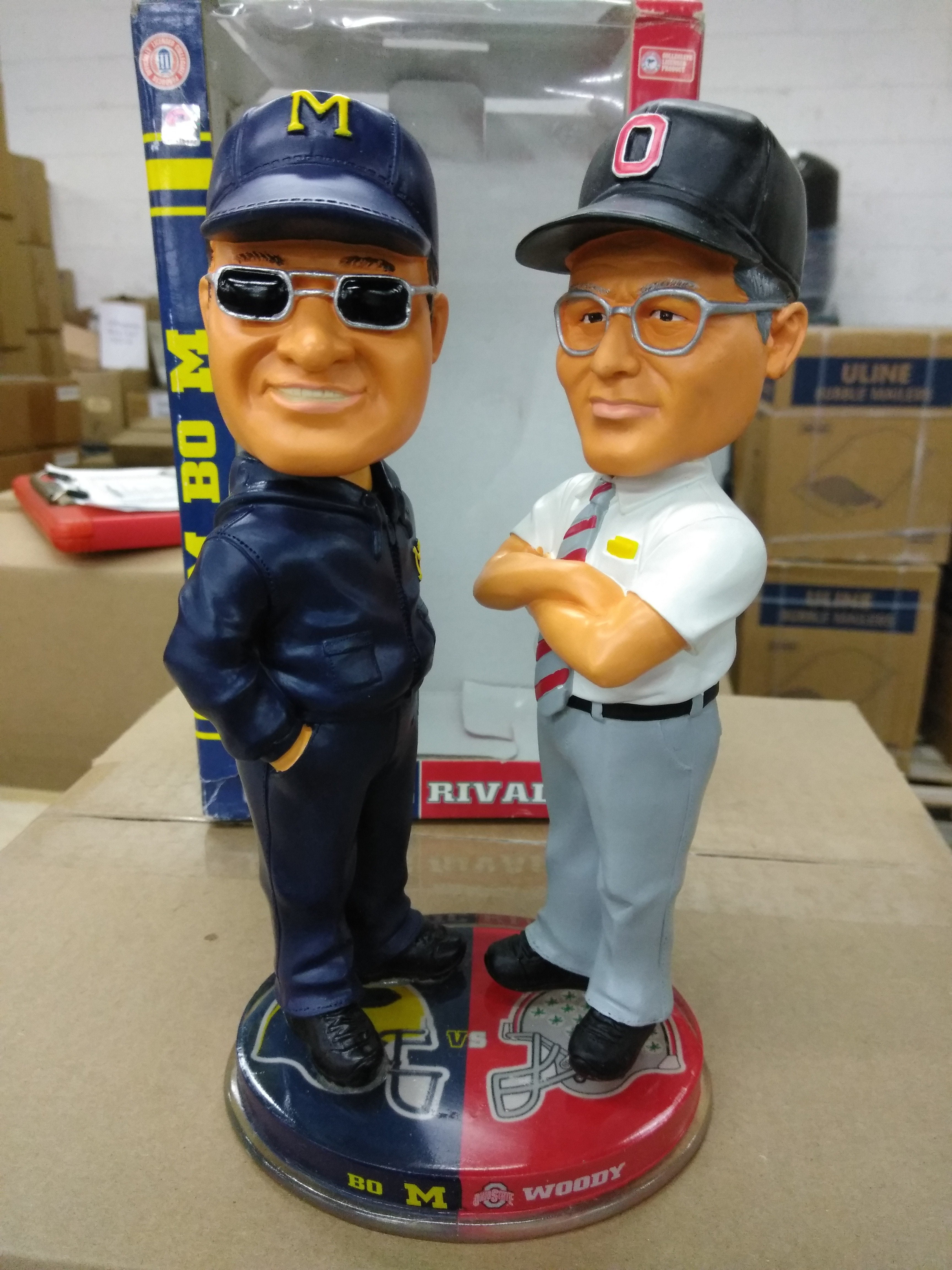 BO AND WOODY CLASSIC RRIVALRY Bobblehead