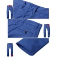 thumbnail image 5 of Pantalones Casual Ajustados de Hombre, Corte Entallado y Cónico, Elásticos, Color Índigo 8050, 5 of 5