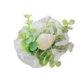 thumbnail image 2 of Blueek Wedding Party Wrist Flower - 4 in Perfect for Brides, Bridesmaids & Groomsmen - Durable Plastic Wrist Corsage,Beige, 2 of 6